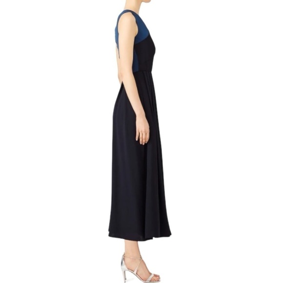 Slate & Willow Blue and Black One-Shoulder Maxi Dress - Picture 7 of 11